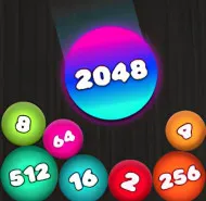 2048 Puzzle: Connect the Balls